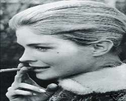 Candice Bergen smoking